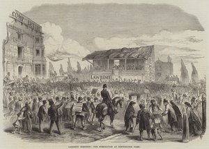 Lambeth Election, the Nomination at Kennington Park by English School