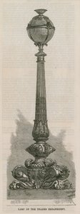 Lamp on the Thames Embankment, London by English School