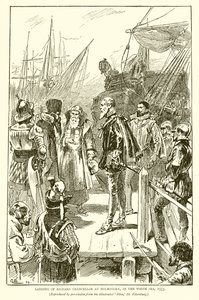 Landing of Richard Chancellor at Holmogory, in the White Sea, 1553
