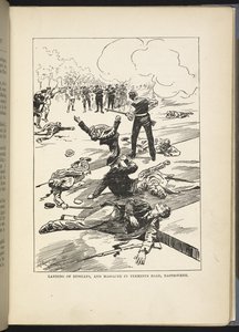 Landing of Russians and Massacre in Terminus Road, Eastbourne, Illustration from 