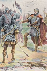 Landing of William of Normandy by English School