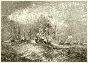 Landing of William of Orange at Torbay by English School