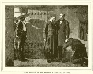 Last Moments of the Emperor Maximilian by English School