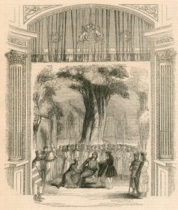 Last scene in the play King John, Drury Lane Theatre, London by English School