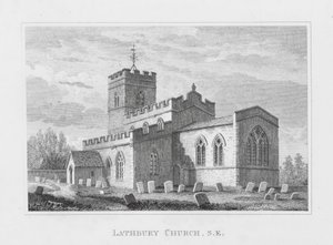 Lathbury Church, South East by English School