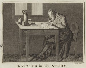 Lavater in His Study by English School