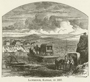 Lawrence, Kansas, in 1857 by English School
