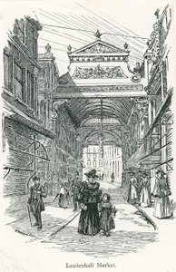Leadenhall Market by English School