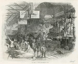 Leadenhall Market on Christmas Eve, 1845