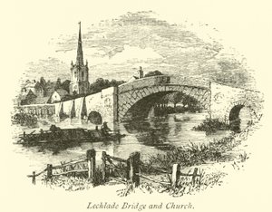 Lechlade Bridge and Church