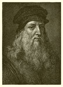 Leonardo da Vinci by English School