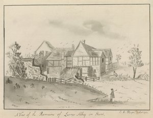Lesnes Abbey in Kent by English School