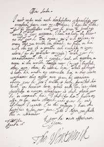 Letter by Thomas Wentworth, 16 April 1612 by English School