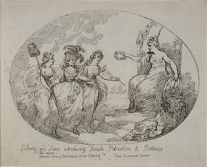 Liberty and Fame Introducing Female Patriotism; Britannia and the Duchess of Devonshire