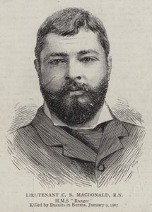 Lieutenant C B Macdonald, RN by English School