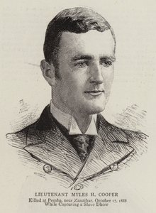 Lieutenant Myles H Cooper by English School