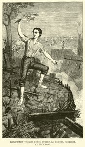Lieutenant Thomas Adair Butler, 1st Bengal Fusiliers, at Lucknow