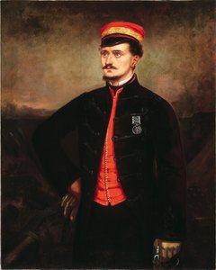 Lieutenant Thomas Murphy in the undress uniform of the Turkish Contingent, Crimea by English School
