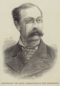 Lieutenant de Long, Commander of the Jeannette by English School