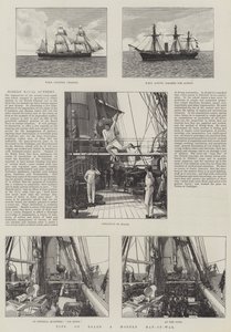 Life on Board a Modern Man-of-War by English School
