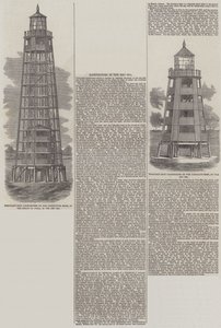 Lighthouses in the Red Sea by English School