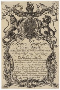 Linen Draper, Trade Card by English School