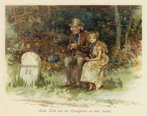 Little Nell and her Grandfather on their travels by English School