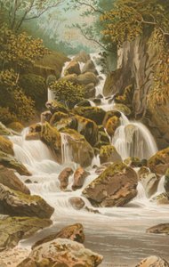 Lodore Falls--Derwentwater by English School