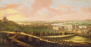 London from Greenwich Hill by English School