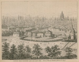 London from Islington (City and East End) by English School