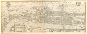 London in the Reign of Queen Elizabeth I, a Facsimile (Reduced) of the Map by Aggas 1560