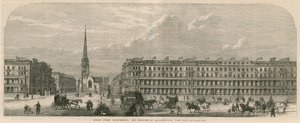 London street improvements: New buildings at Lancaster Gate, Hyde Park