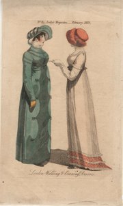 London Walking and Evening Dresses by English School