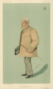 Lord Arthur Wrottesley, A Staffordshire Peer, 20 June 1895, Vanity Fair Cartoon by English School
