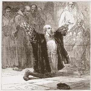 Lord Cobham before the Bishops by English School