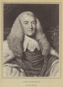 Lord Mansfield, Barnaby Rudge by English School