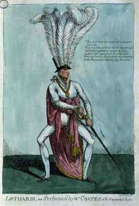 Lothario, as Performed by Mr Coates at the Haymarket Theatre, December 9th 1811, pub. by William Holland by English School