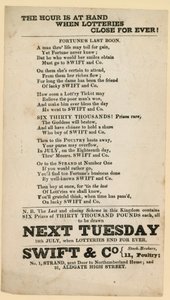 Lottery Advertisements by English School