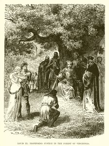Louis IX Dispensing Justice in the Forest of Vincennes