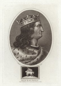 Louis IX of France by English School