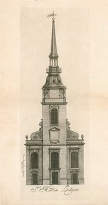 Ludgate Hill, St Martin Ludgate by English School