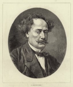 M Alexandre Dumas by English School