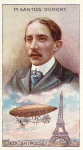M. Santos Dumont, Air Ship by English School