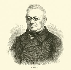 M Thiers, September 1870 by English School