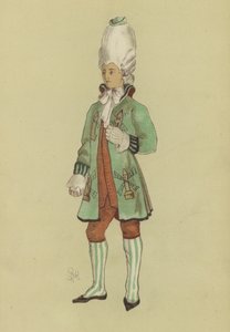 Macaroni of the Reign of George III by English School