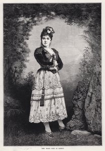 Madame Marie Roze as Carmen by English School