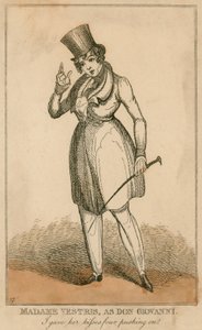 Madame Vestris as Don Giovanni by English School