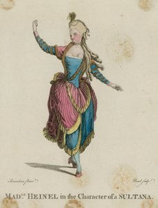 Madle Heinel as a Sultana by English School