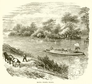 Magna Carta Island by English School