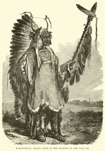 Mah-to-toh-pa, Second Chief of the Mandans in the year 1883
